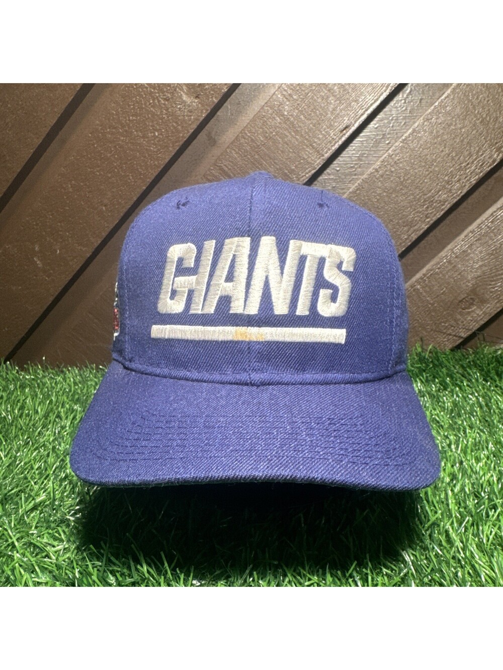 Tupac Poetic Justice Hat Vtg 90s NY Giants Sports Specialties Script Snapback
